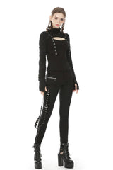 Funeral Crasher Distressed Top - womens tops - VampireFreaks - Dark In Love