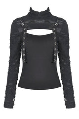 Funeral Crasher Distressed Top - womens tops - VampireFreaks - Dark In Love