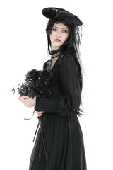 womens vintage gothic hat