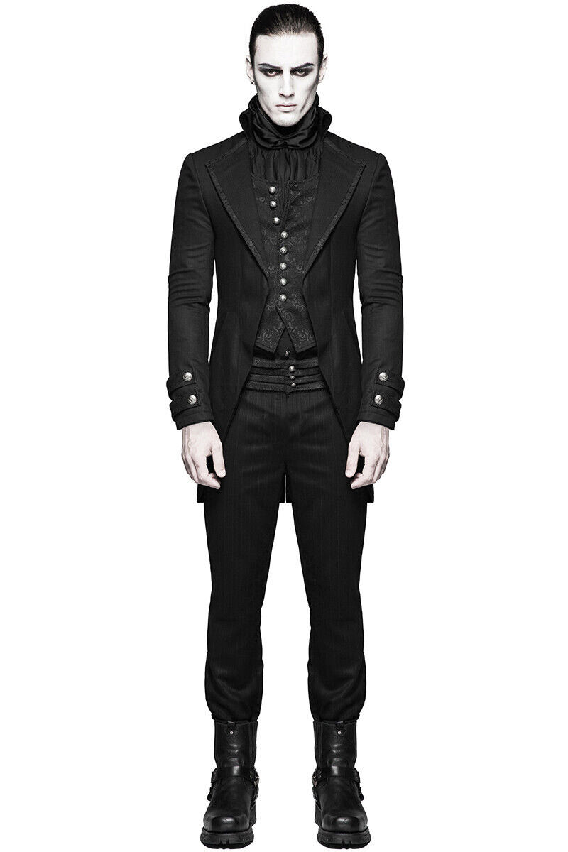 Funeral Mourning Jacket 3XL — Goth mens outerwear — Punk Rave