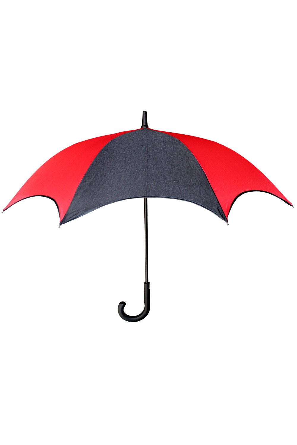 Funeral Procession Umbrella [BLACK/RED] - umbrellas - VampireFreaks - VampireFreaks