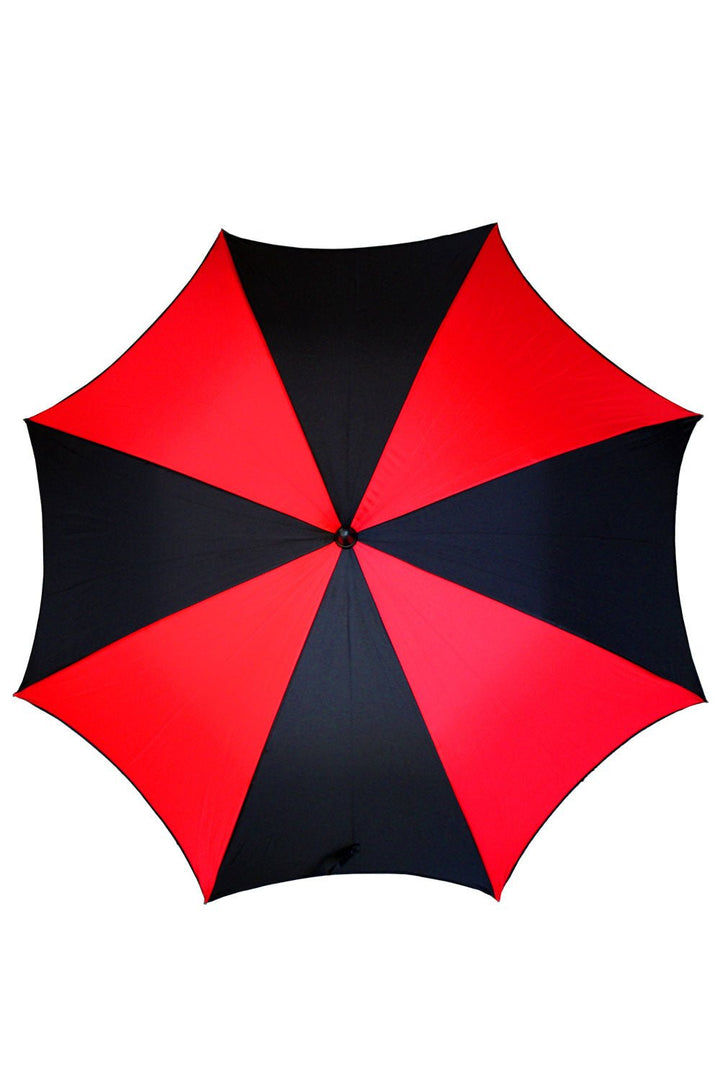 Funeral Procession Umbrella [BLACK/RED] - umbrellas - VampireFreaks - VampireFreaks