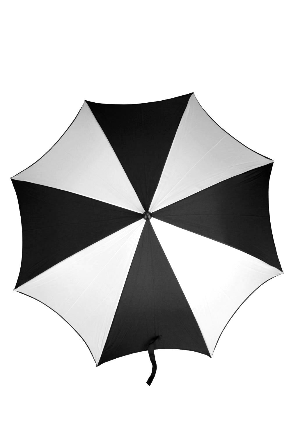 Funeral Procession Umbrella [BLACK/WHITE] - umbrellas - VampireFreaks - VampireFreaks