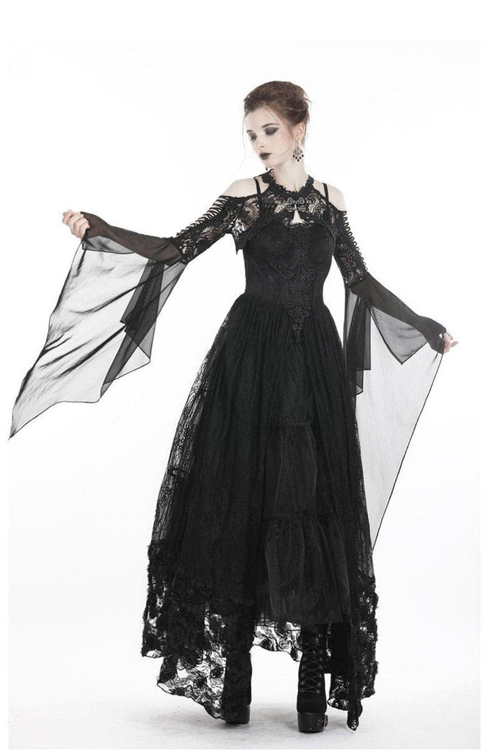 Funerary Flared Sleeve Gothic Bolero - womens outerwear - VampireFreaks - Dark In Love