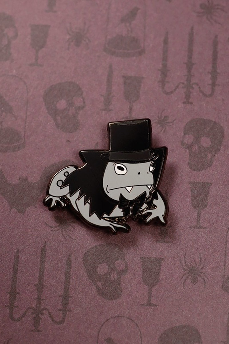 funny gothic enamel pin