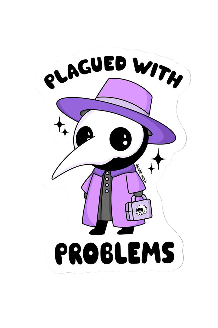plague doctor cute creepy sticker