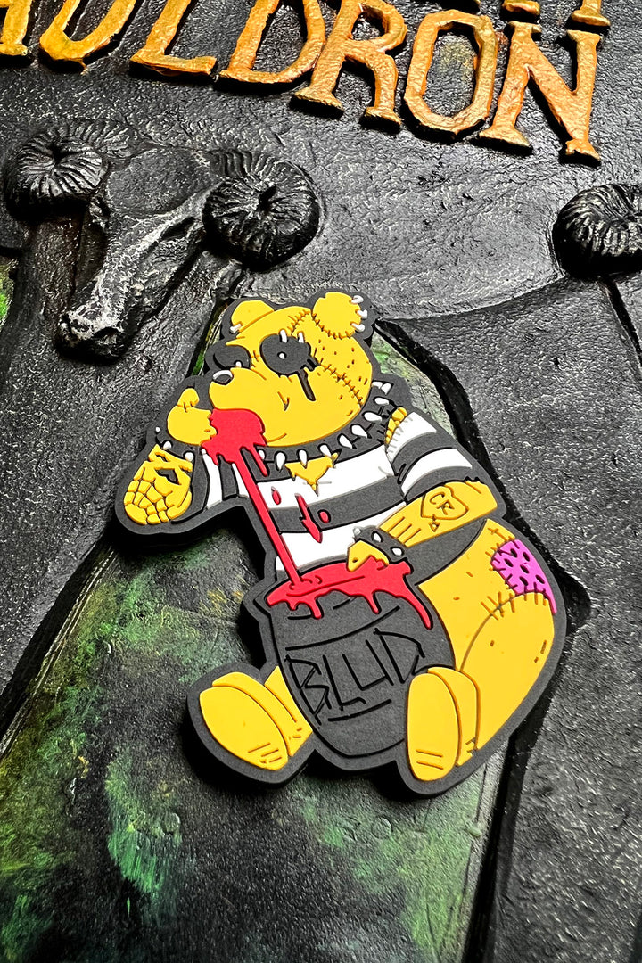 Winnie the Pooh's Bloody Honey Rubber Magnet