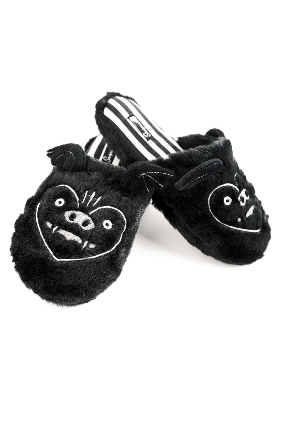 Furry Bat Slippers