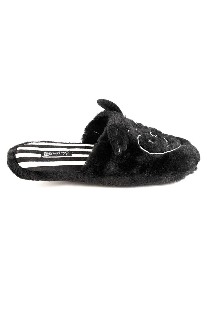 Furry Bat Slippers - womens shoes - VampireFreaks - Sourpuss