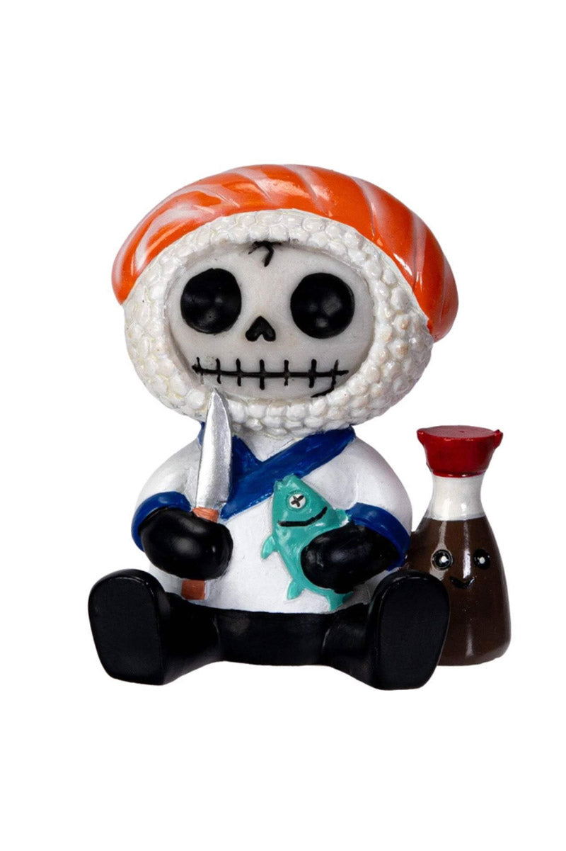 sake sushi skeleton figure by furrybones
