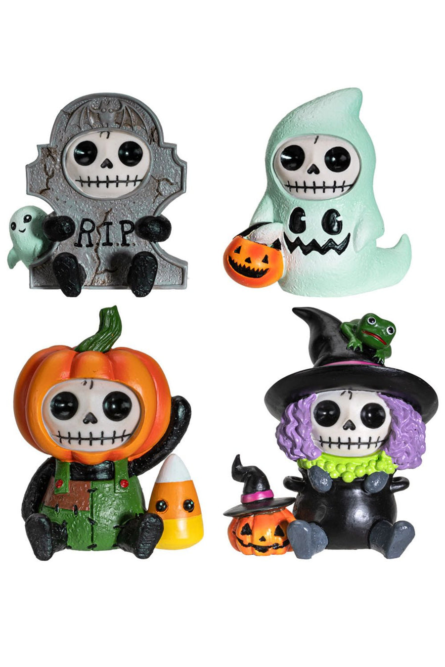 Furrybones Halloween 4-teiliges Set (Limitierte Auflage)