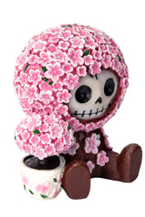 pastel goth furrybones flower statue
