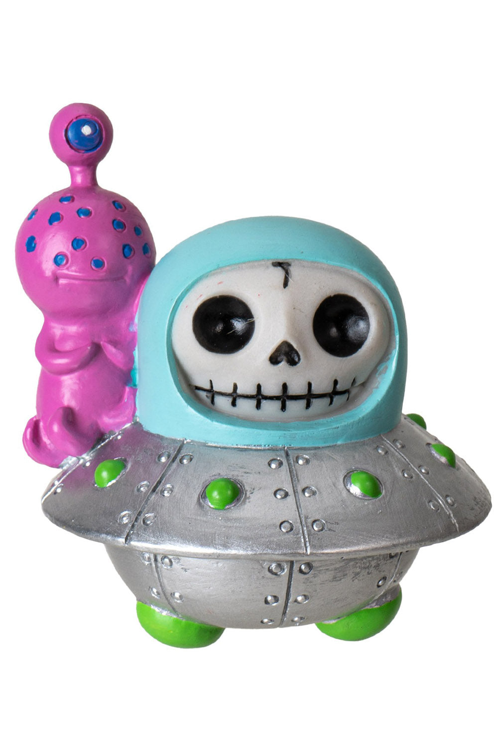 raver alien toy statue