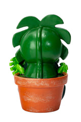 furrybones skeleton house plant statue 