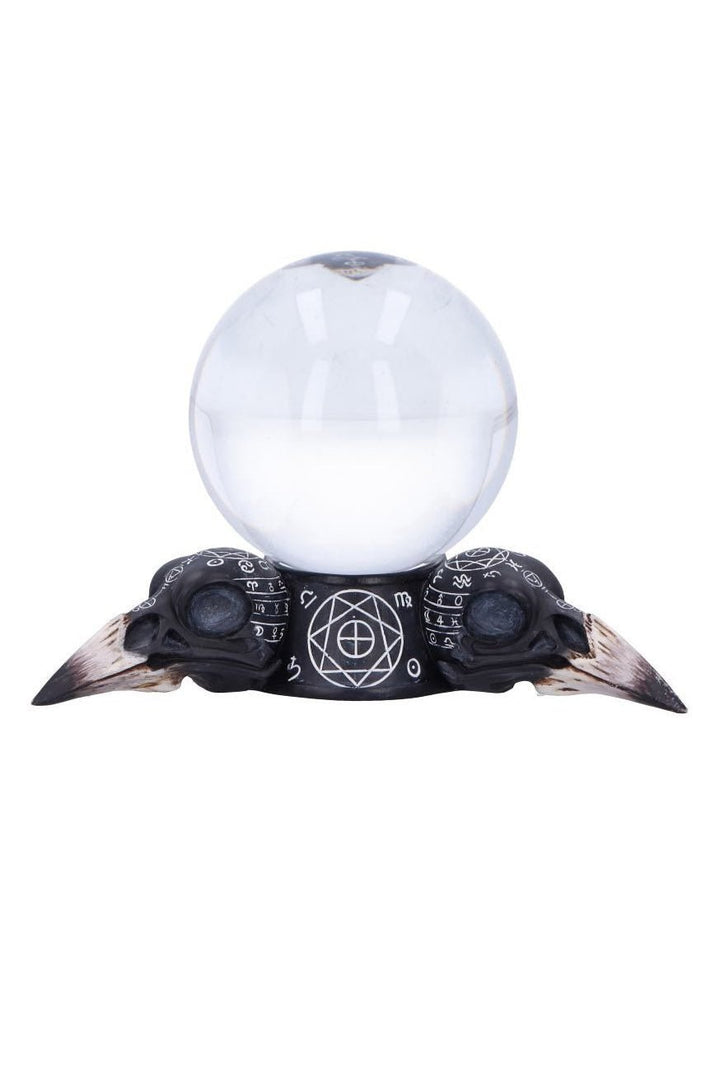 Future of the Raven Crystal Ball and Holder - toys - VampireFreaks - Nemesis Now