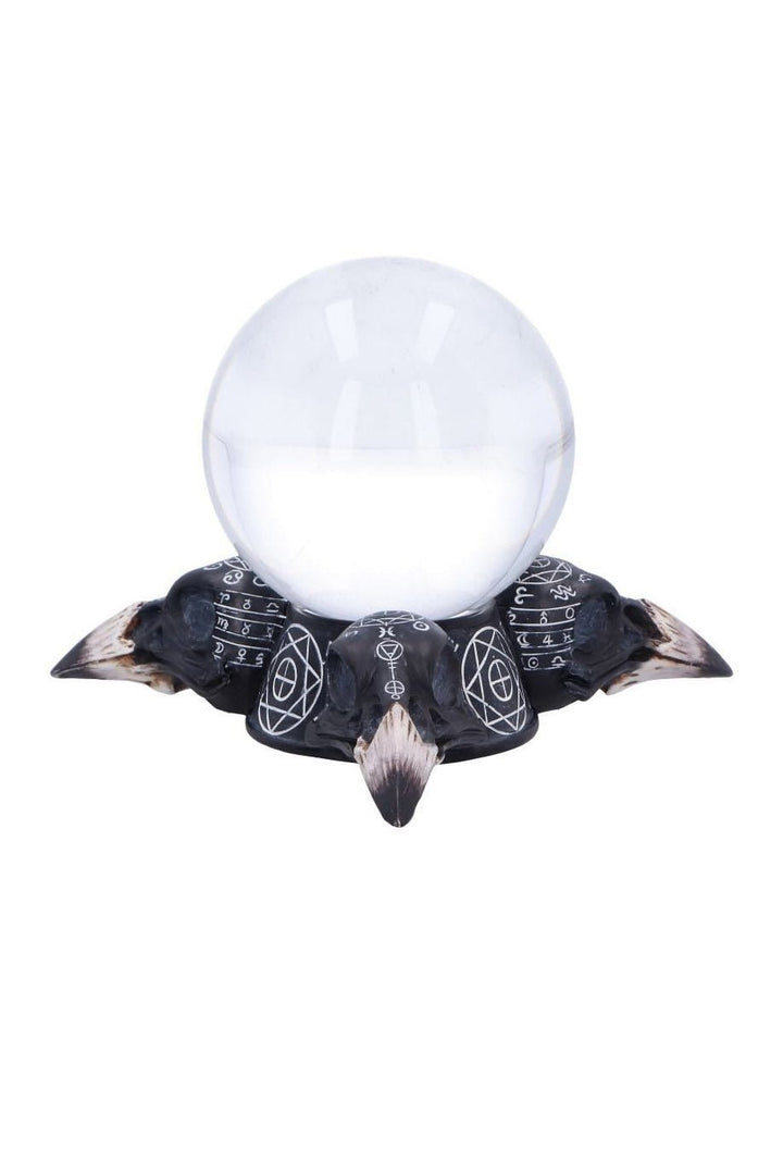 Future of the Raven Crystal Ball and Holder - toys - VampireFreaks - Nemesis Now