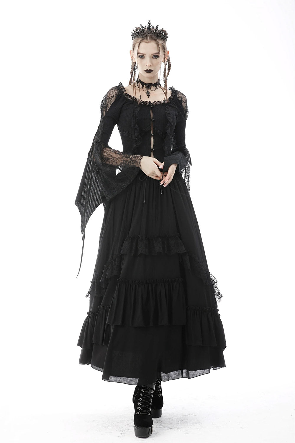 Garden Witch Long Skirt - skirts - VampireFreaks - Dark In Love