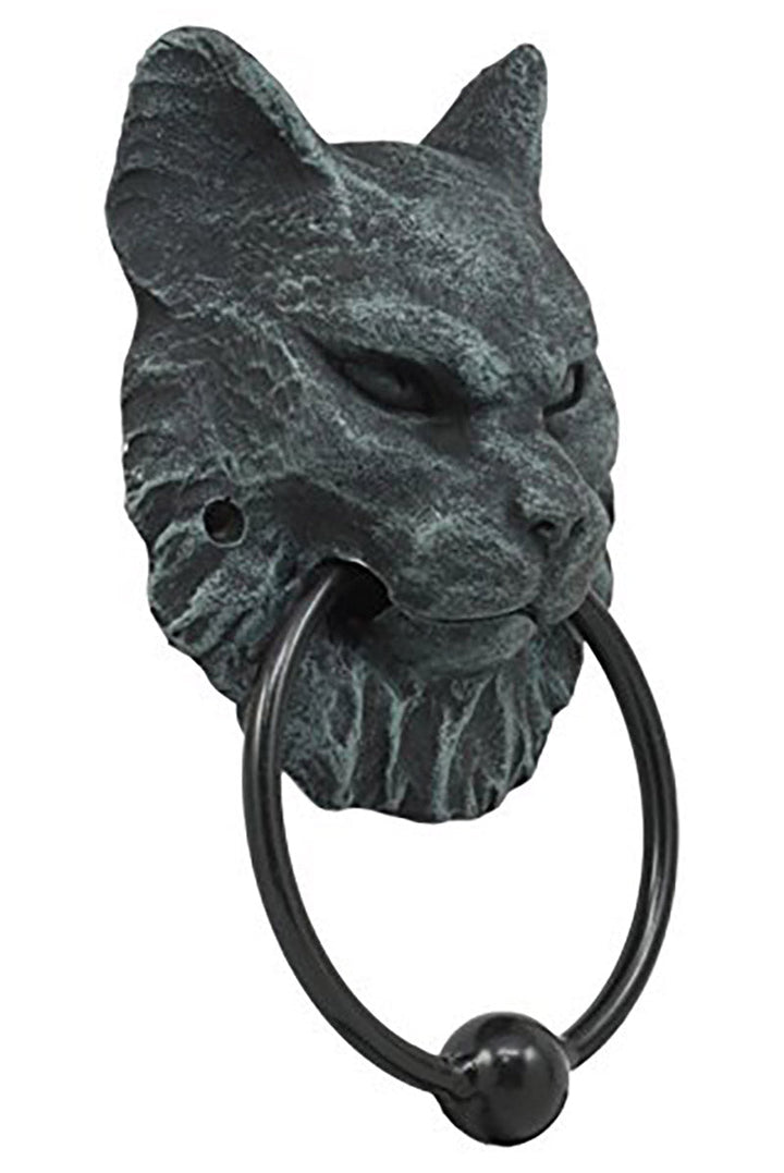 Gargoyle Cat Door Knocker - housewares - VampireFreaks - Pacific Giftware