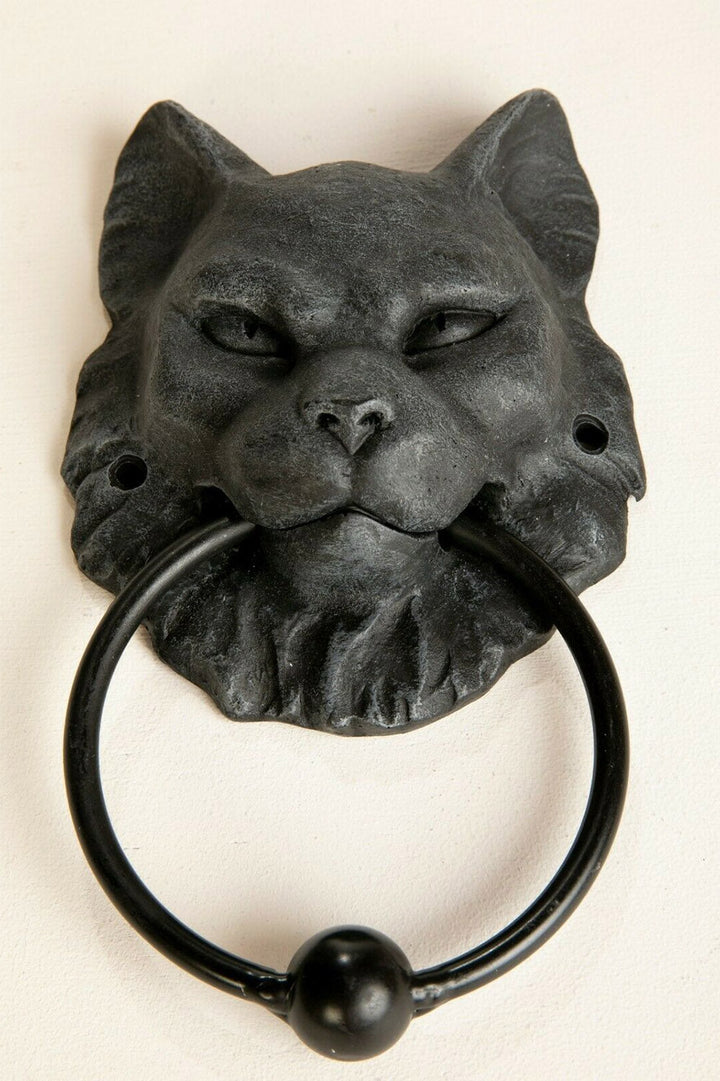 Gargoyle Cat Door Knocker - housewares - VampireFreaks - Pacific Giftware