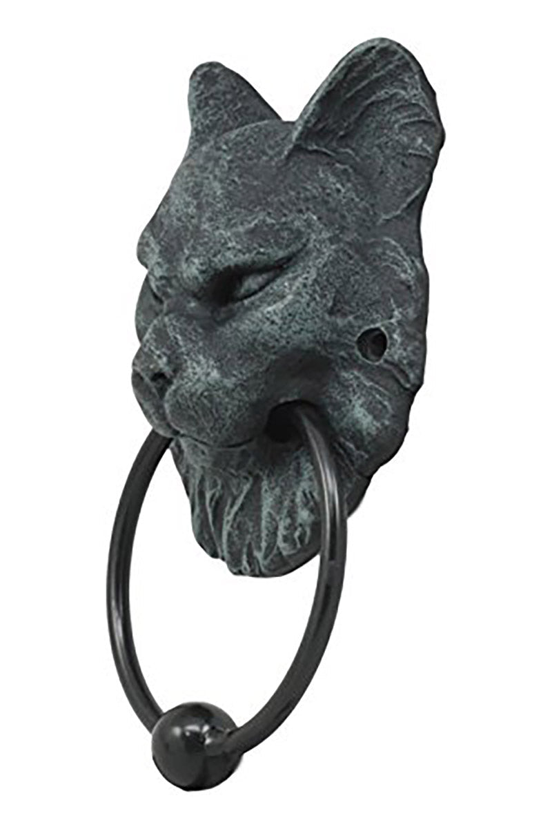 Gargoyle Cat Door Knocker - housewares - VampireFreaks - Pacific Giftware