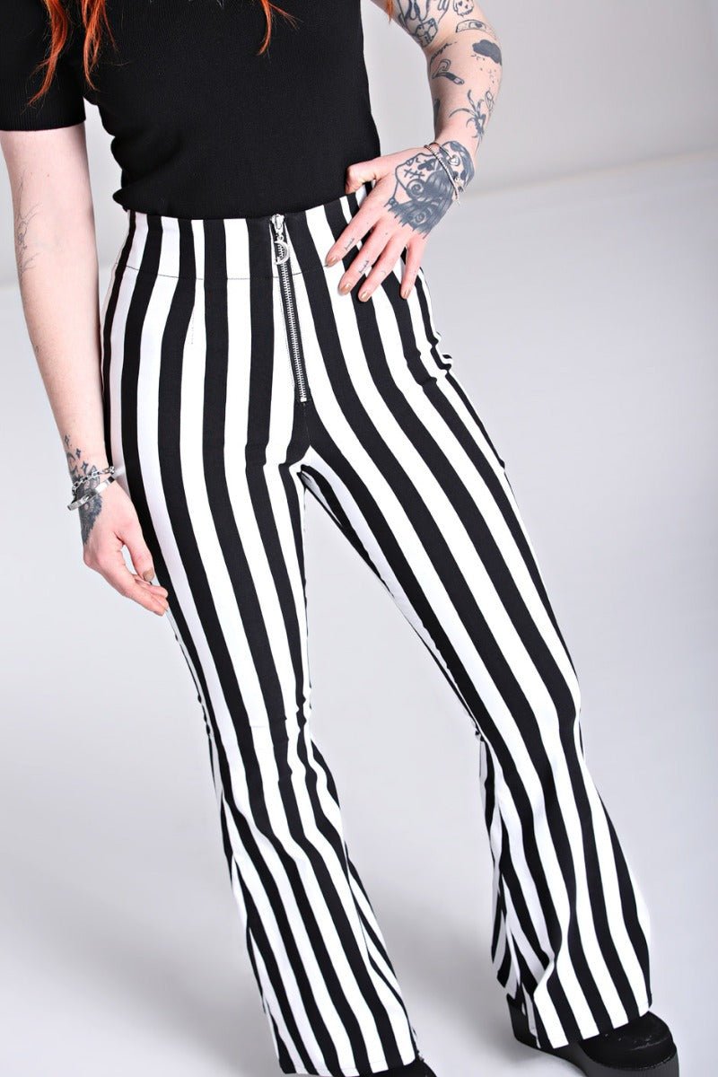 Gaspar Trousers - womens bottoms - VampireFreaks - Hell Bunny