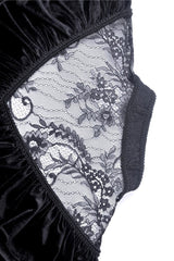 Gatsby Gothic Velvet Midi Dress - dresses - VampireFreaks - Dark In Love