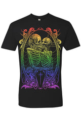 Pride Skeleton Love T-shirt [RAINBOW]