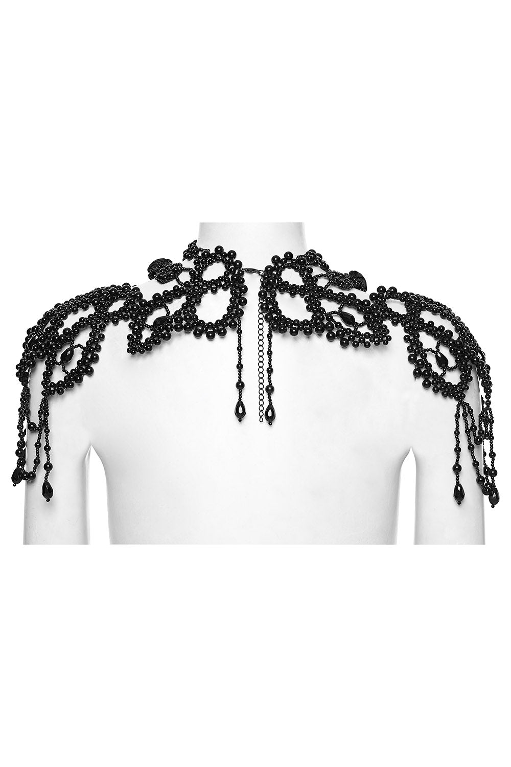 beaded gothic shawl  for dark cosplay queen 