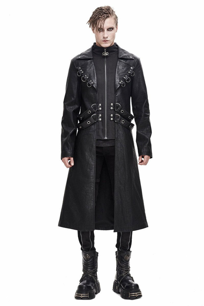 General Death Military Goth Trench Coat - mens outerwear - VampireFreaks - Devil Fashion