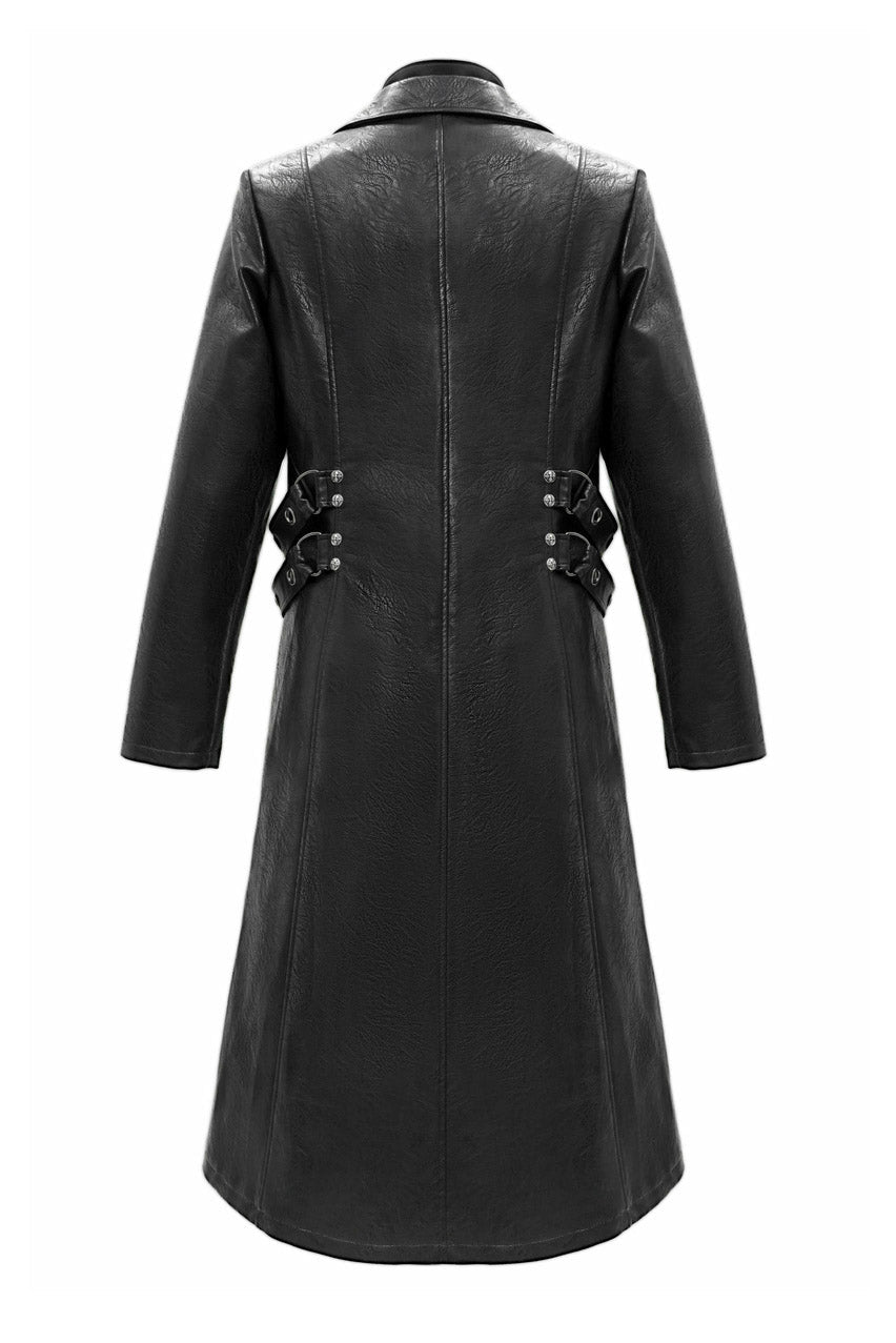General Death Military Goth Trench Coat - mens outerwear - VampireFreaks - Devil Fashion