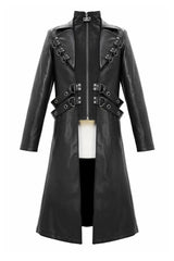 General Death Military Goth Trench Coat - mens outerwear - VampireFreaks - Devil Fashion
