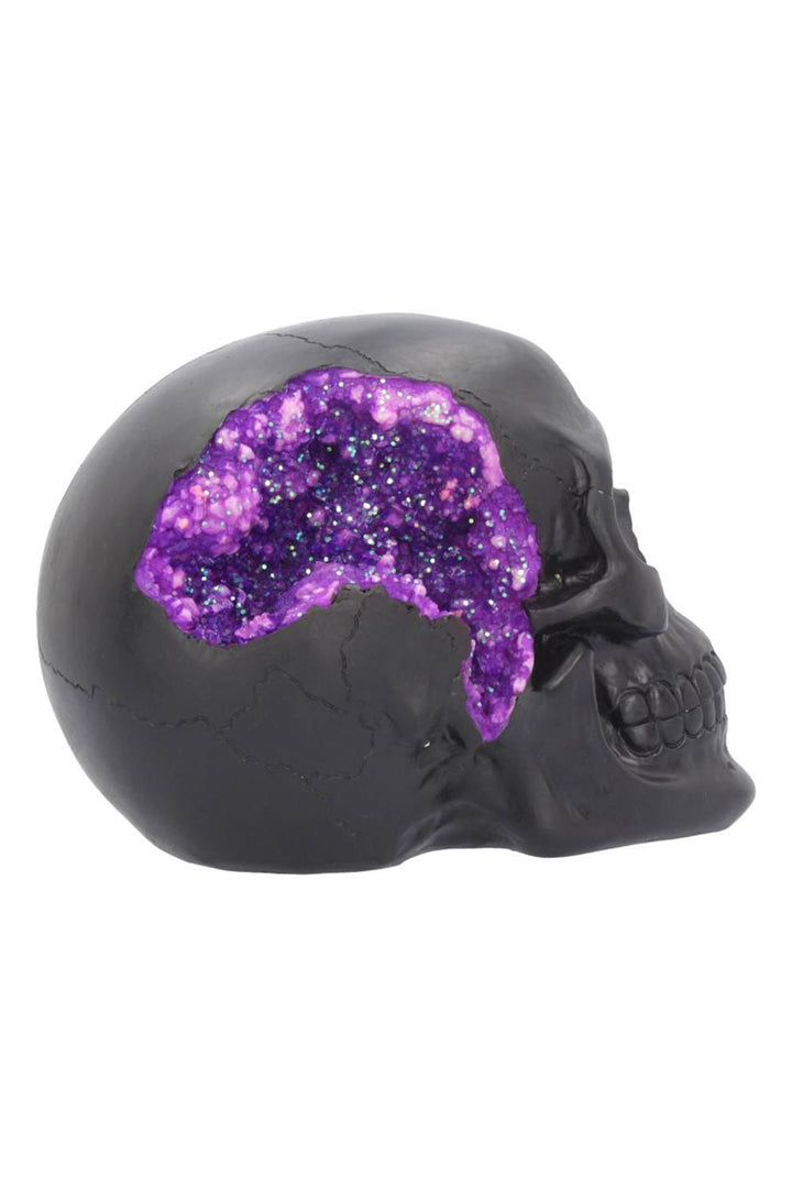 Geode Skull [PURPLE] - housewares - VampireFreaks - Nemesis Now