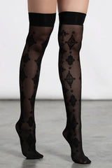 Gerta Mesh Stockings - socks & stockings - VampireFreaks - Killstar