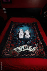 the lovers tarot card blanket