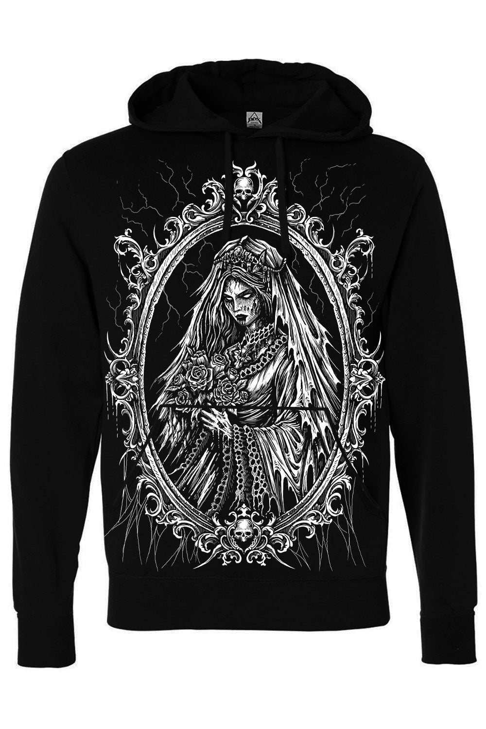 haunted mansion bride pullover hoodie