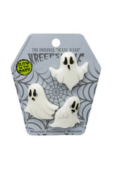 vintage inspired glow in the dark ghost hair clip set for halloween