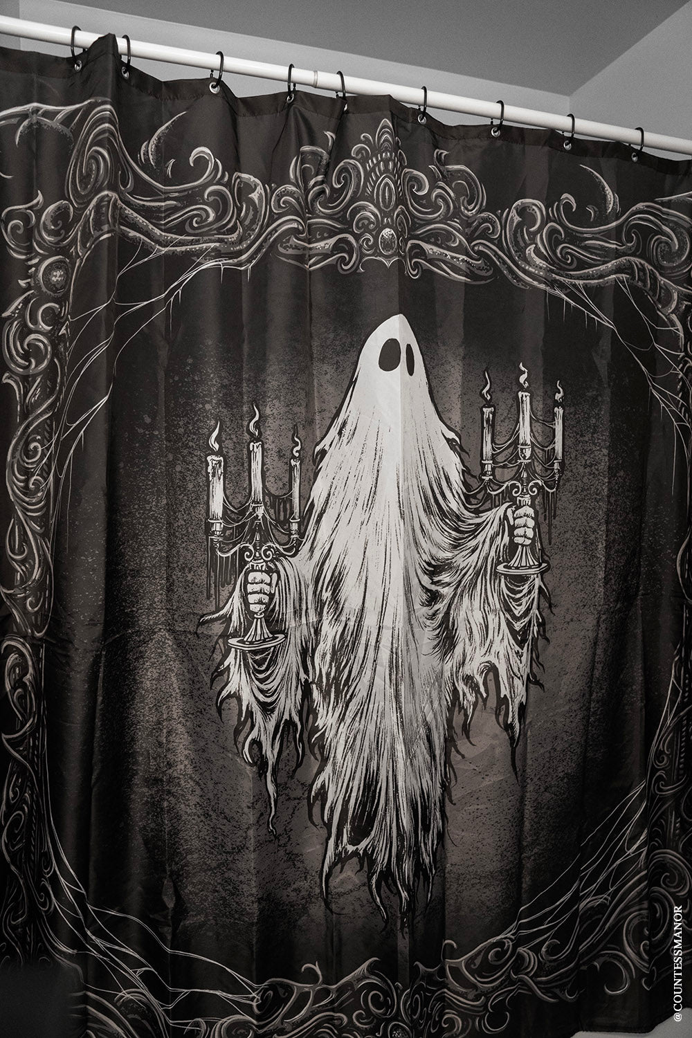 Ghost Haunting Shower Curtain