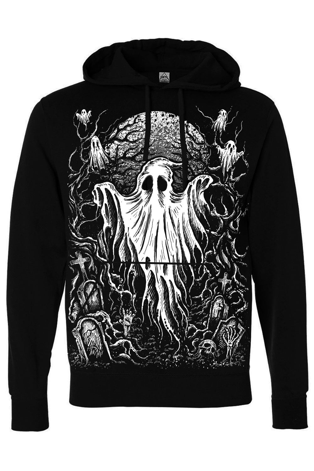 gothic cemetery headstone hoodie jacket by VF