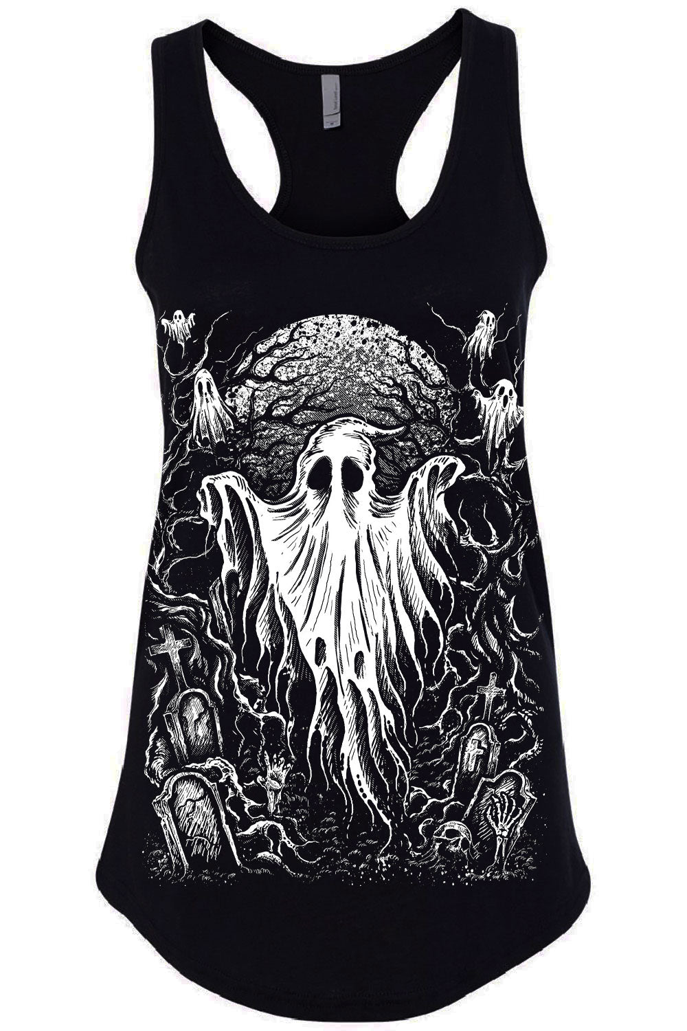 womens ghost tank top by VampireFreaks 