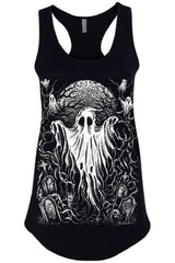 womens ghost tank top by VampireFreaks 