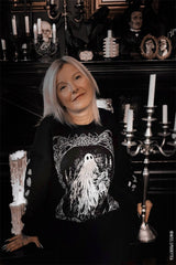 Ghost Haunting Sweatshirt - mens outerwear - VampireFreaks - VampireFreaks