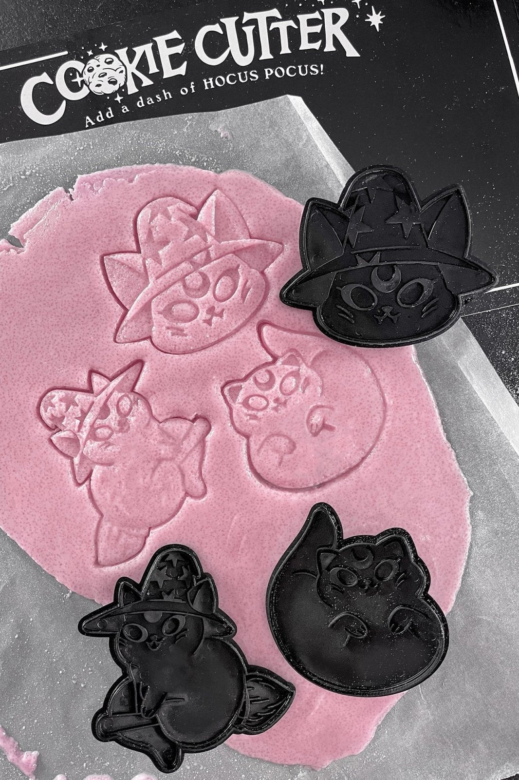 Ghost Kitty Cookie Cutters - housewares - VampireFreaks - Killstar