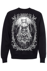 Ghost Kitty Sweatshirt - mens outerwear - VampireFreaks - VampireFreaks