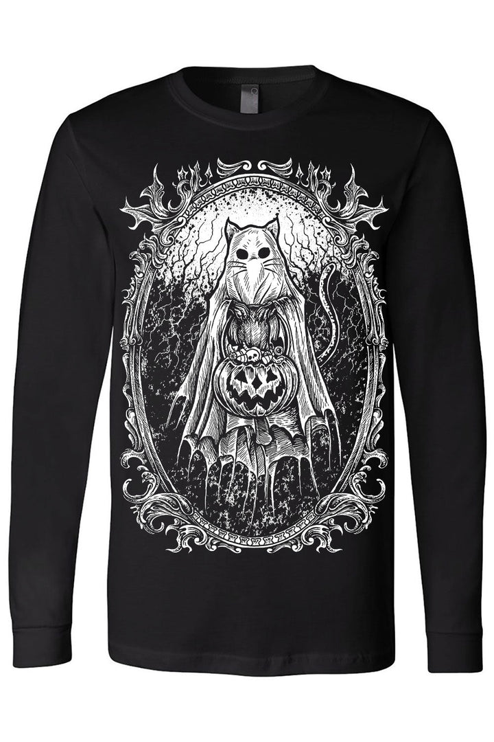 Ghost Kitty T-shirt - graphic t-shirt - VampireFreaks - VampireFreaks