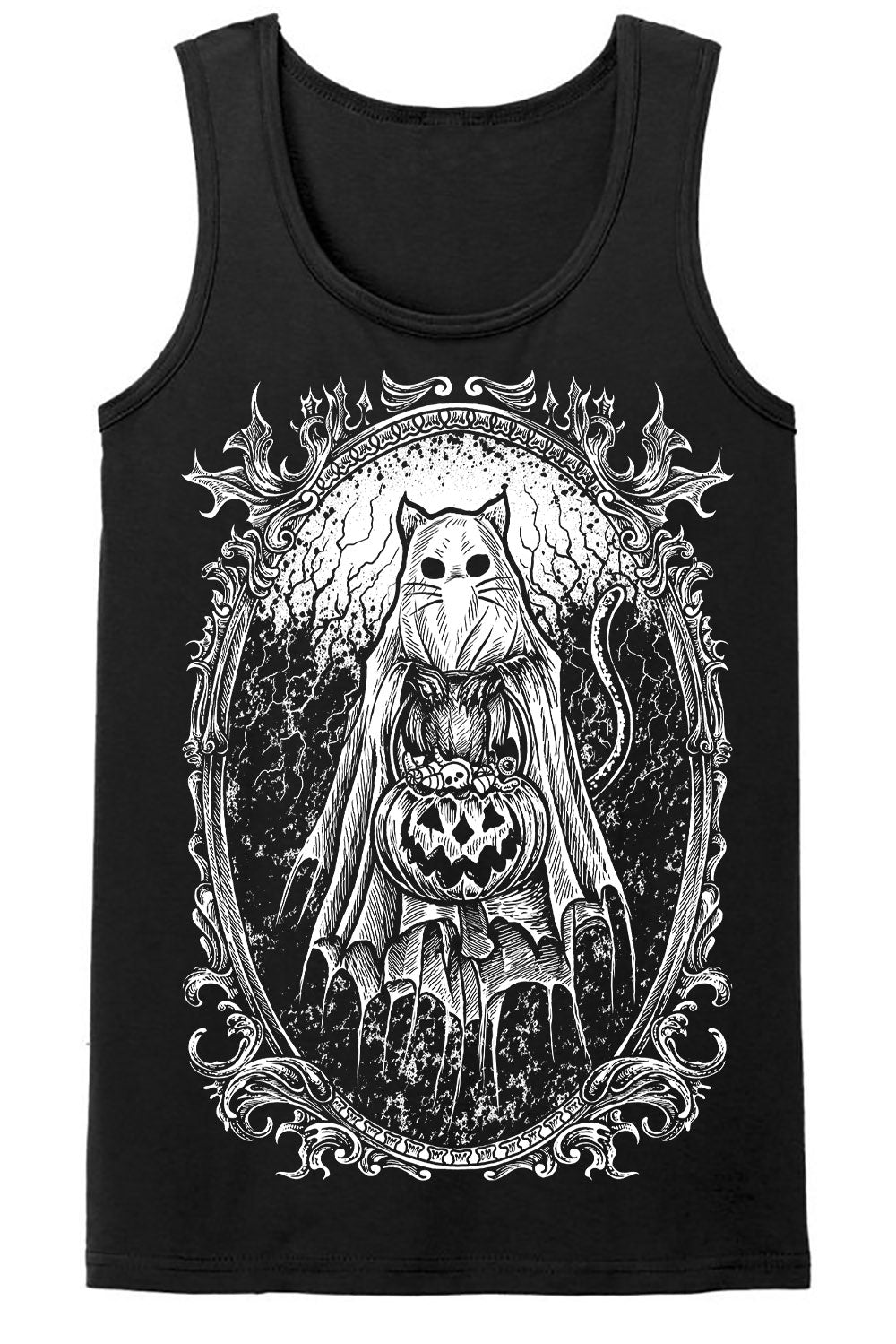 Ghost Kitty T-shirt - graphic t-shirt - VampireFreaks - VampireFreaks