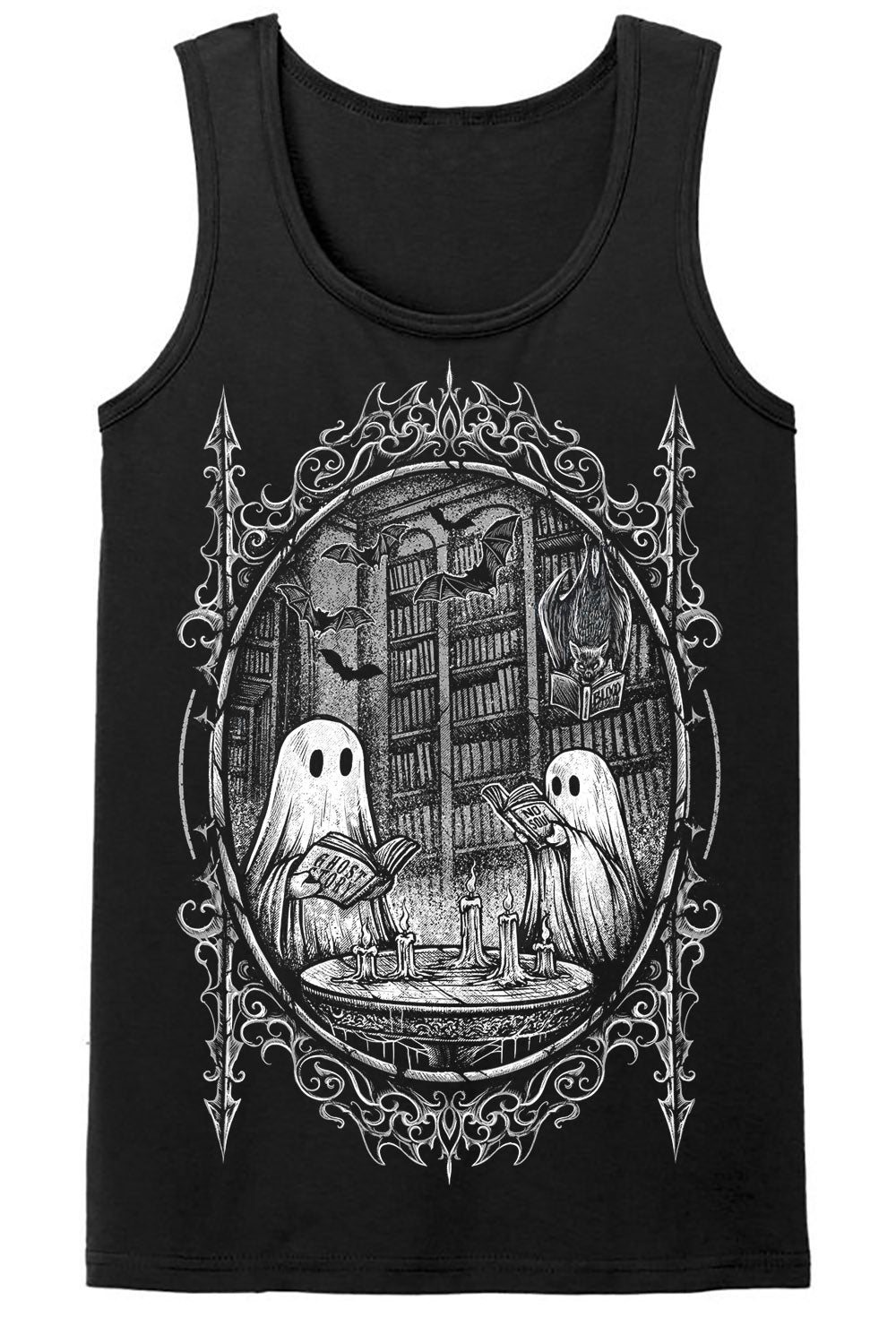 spooky season halloween ghost tank top