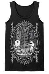 spooky season halloween ghost tank top