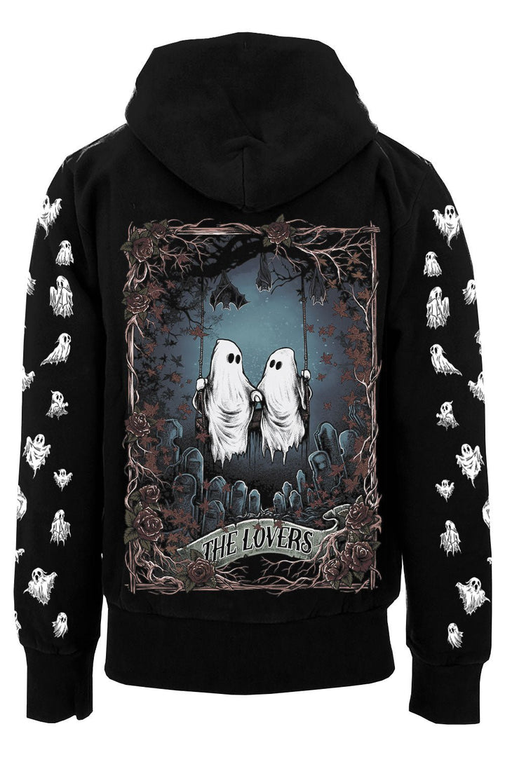 Ghost Love Hoodie [Zipper or Pullover] - mens outerwear - VampireFreaks - VampireFreaks