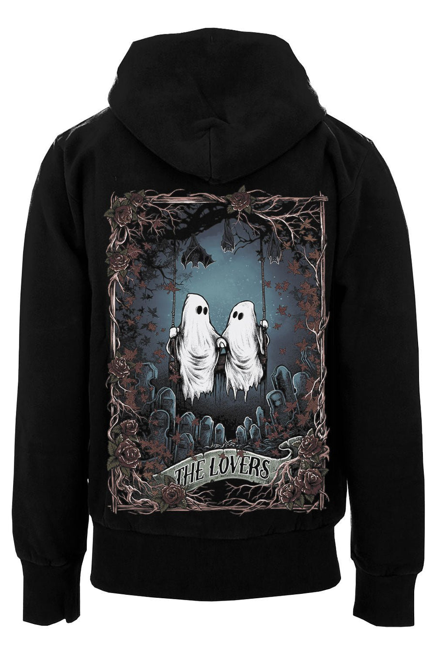 Ghost Love Hoodie [Zipper or Pullover] - mens outerwear - VampireFreaks - VampireFreaks