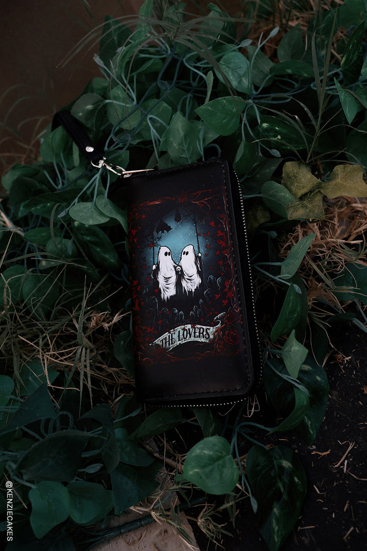 emo womens vegan leather wallet